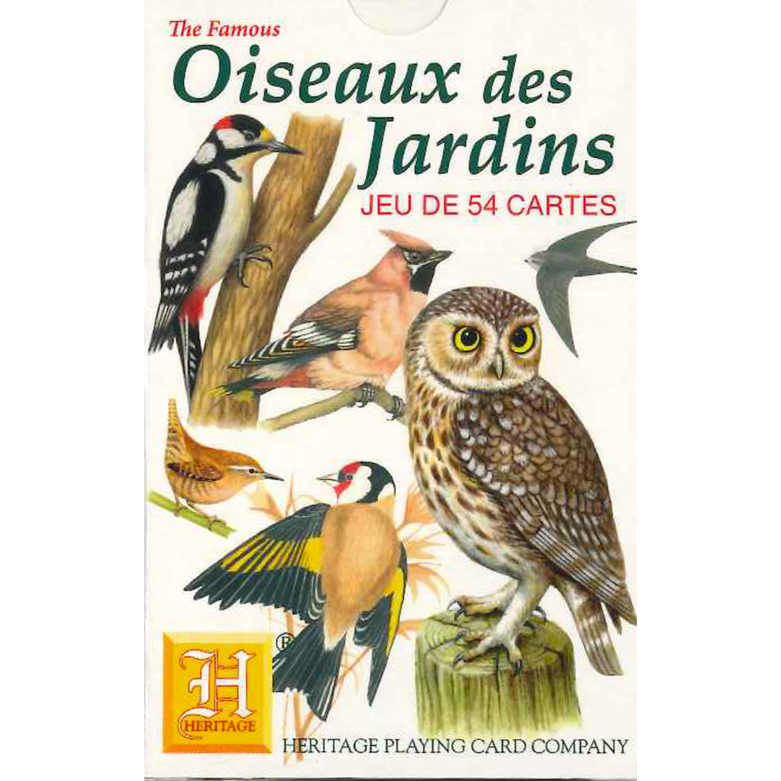 Jeu De Cartes &quot;oiseaux Des Jardins&quot; à Jeux De L Oiseau