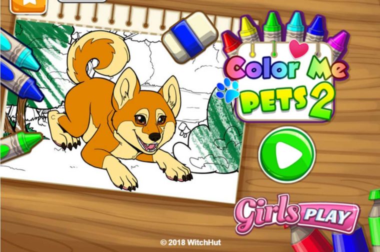 Jeu De Coloriage, Jeu Éducative Pour Filles Et Garçons dedans Jeux D Animaux Pour Fille