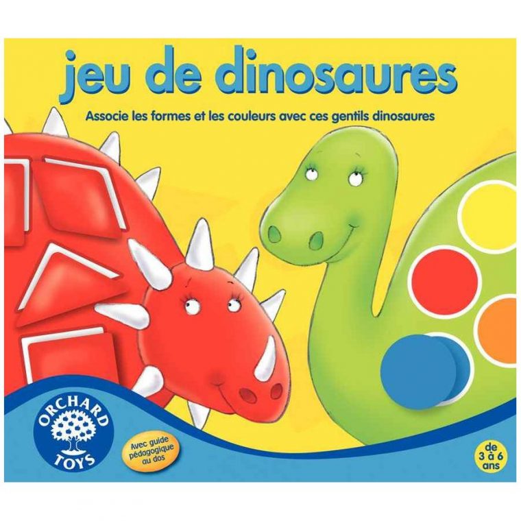 Jeu De Dinosaures – Orchard Toys | Apprendre Les Formes Et intérieur Jeux Apprendre Les Couleurs