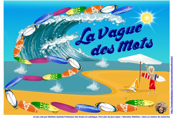 Jeu De Grammaire Orthographe Ce1 Ce2 Cm1: La Vague Des Mots destiné Jeux Educatif Ce1