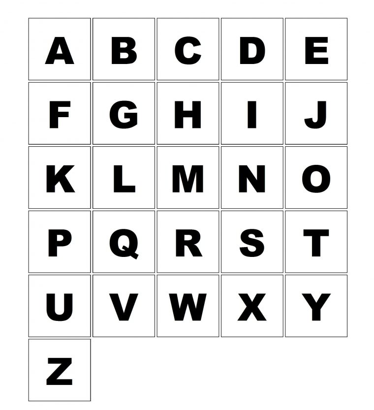 Jeu De Loto De L'alphabet – Les Cartes Lettres Majuscules concernant Jeux De Lettres À Imprimer