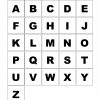 Jeu De Loto De L'alphabet - Les Cartes Lettres Majuscules dedans Modele Alphabet Majuscule