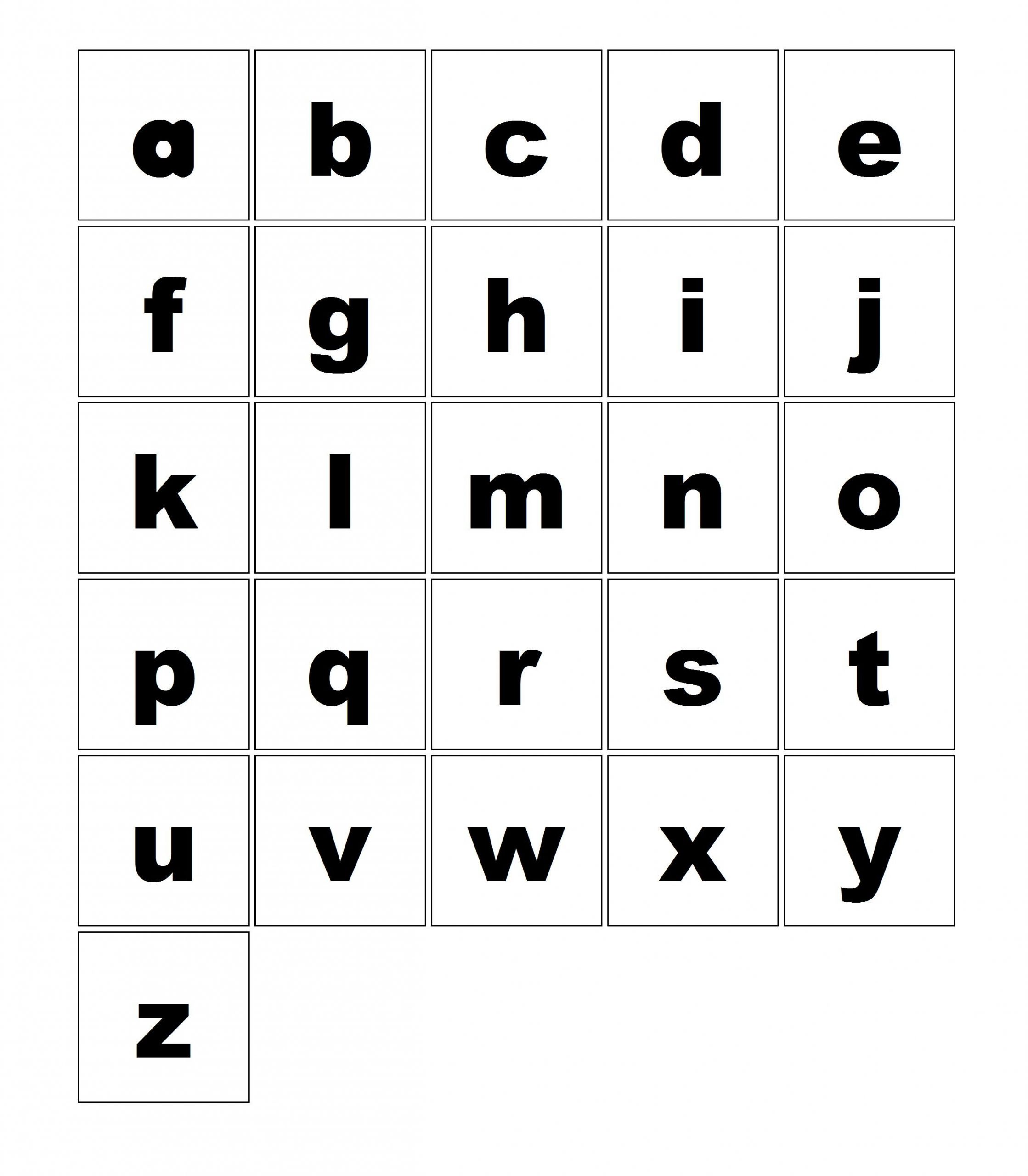 Jeu De Loto De L'alphabet - Les Cartes Lettres Minuscules dedans Alphabet Script Minuscule