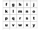 Jeu De Loto De L'alphabet - Les Cartes Lettres Minuscules pour Lettre De L Alphabet A Imprimer Et Decouper