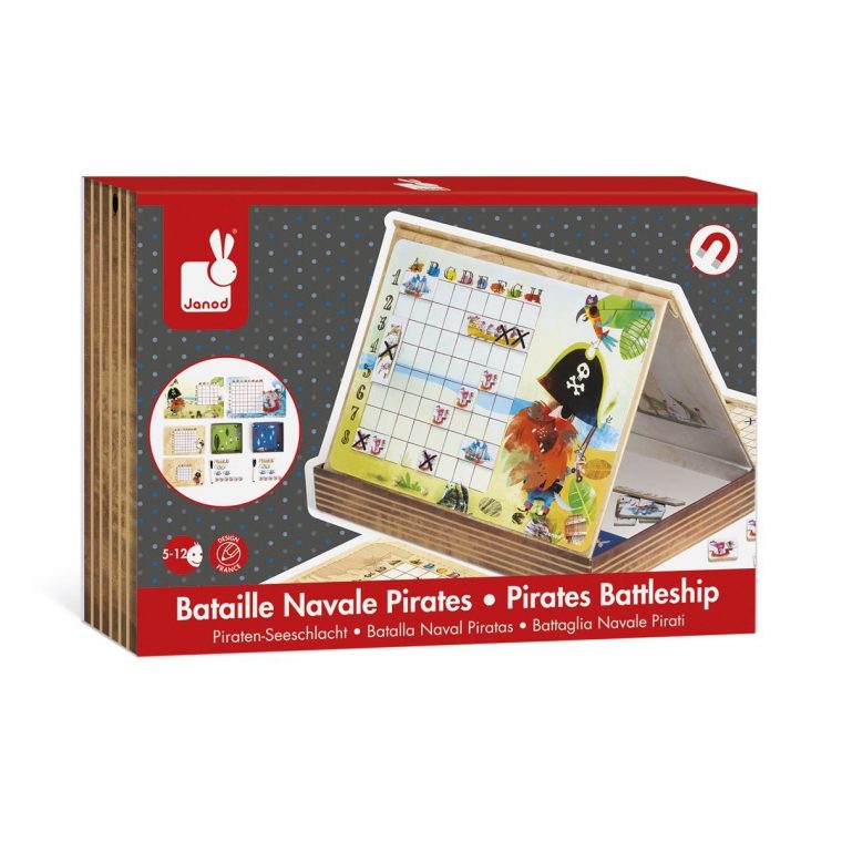 Jeu De Société Bataille Navale Pirates Janod Pour Enfant De pour Jeux Garcon 5 Ans