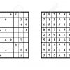 Jeu De Sudoku Avec Réponse. Jeu De Puzzle De Vecteur Avec Des Nombres Pour  Les Enfants Et Les Adultes. Illustration Sur Fond Blanc pour Sudoku Pour Enfant