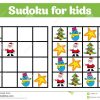 Jeu De Sudoku Pour Des Enfants Avec Des Photos Jeu De avec Jeu Logique Enfant