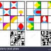 Jeu De Sudoku Pour Les Enfants Avec Des Images Géométriques concernant Sudoku Pour Enfant