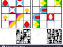 Jeu De Sudoku Pour Les Enfants Avec Des Images Géométriques encequiconcerne Jeu Le Sudoku