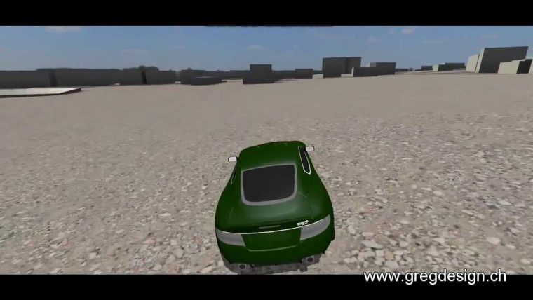 Jeu De Voiture Gratuit "aston Car City" À Télécharger (Blender Game Engine) à Jeu D Voiture Gratuit