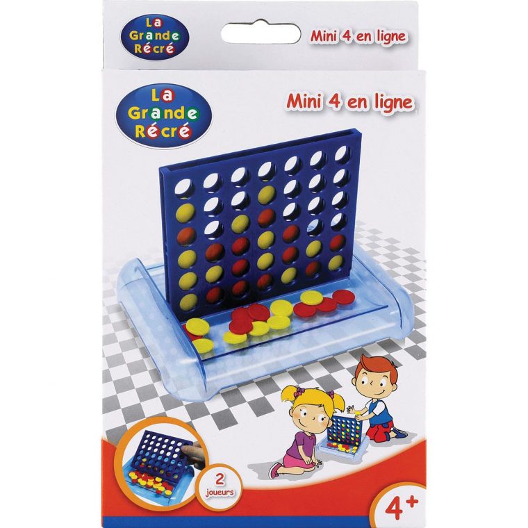 Jeu De Voyage Mini 4 En Ligne – Jeux De Société Et Puzzles concernant Jeux Educatif 4 Ans Gratuit En Ligne