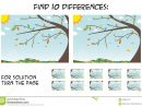 Jeu D'enfant - Trouvez 10 Différences Dans Les Photos Avec intérieur Les 5 Differences