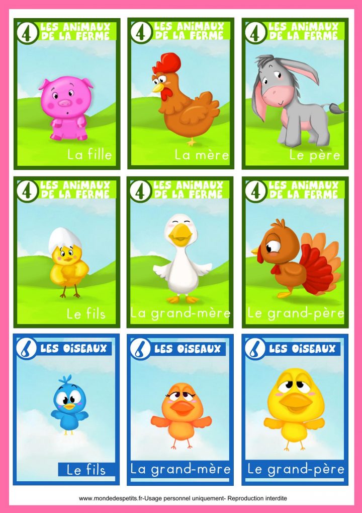 Jeu Des 7 Familles Animaux | Jeux Des 7 Familles, Jeux De à Jeux 5 Ans Gratuit Français