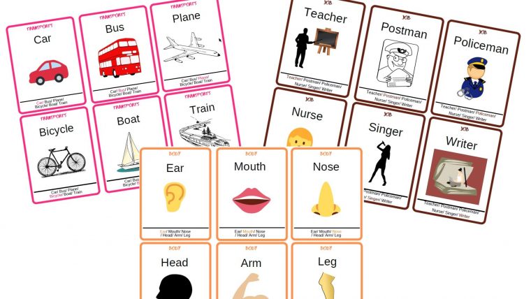 Jeu Des 7 Familles En Anglais : Apprendre Les Mots Courants tout Jeu De Mot En Anglais