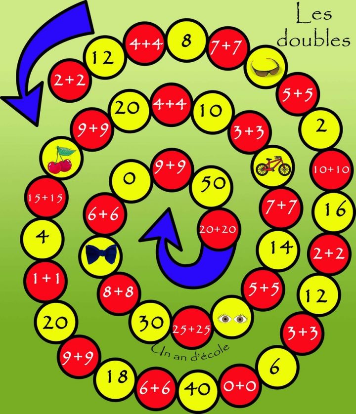 Jeu Des Doubles Cp Ulis – Un An D'école pour Jeux Cp À Imprimer