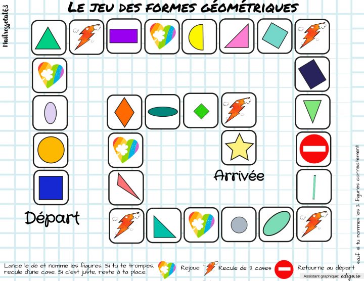 Jeu Des Formes, Géométrie, Cartes De Jeu – Edigo intérieur Jeu De Forme Géométrique