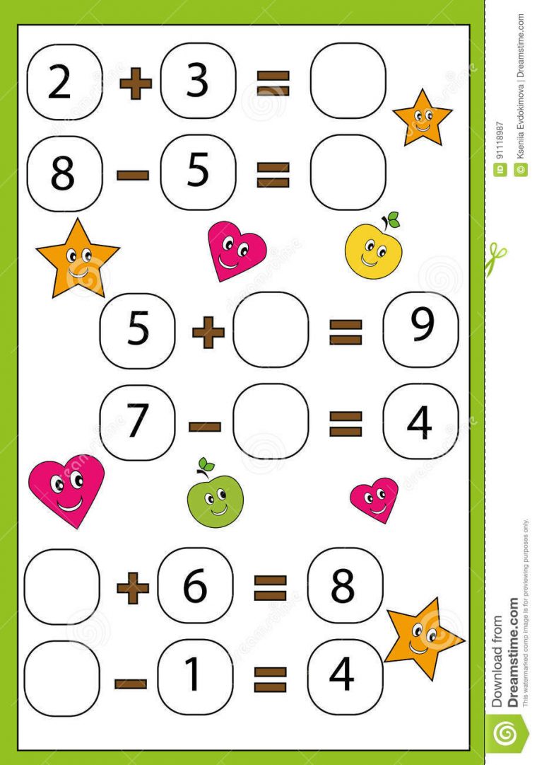 Jeu Éducatif De Maths Pour Des Enfants Étude De L'activité D destiné Jeux De Matematique