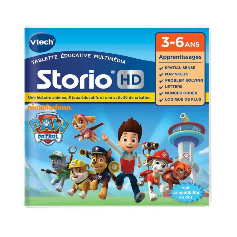 Jeu Éducatif Jeu Hd Pour Tablette Storio Pat' Patrouille 3 encequiconcerne Jeux En Ligne 6 Ans