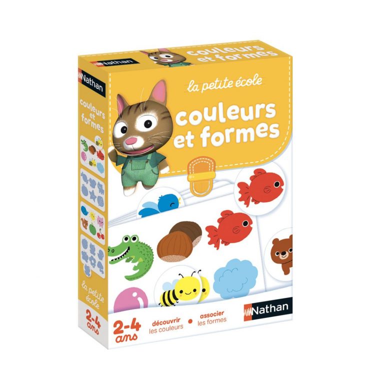 Jeu Éducatif La Petite École Formes Et Couleurs Nathan | Jeu dedans Jeux Educatif 2 Ans