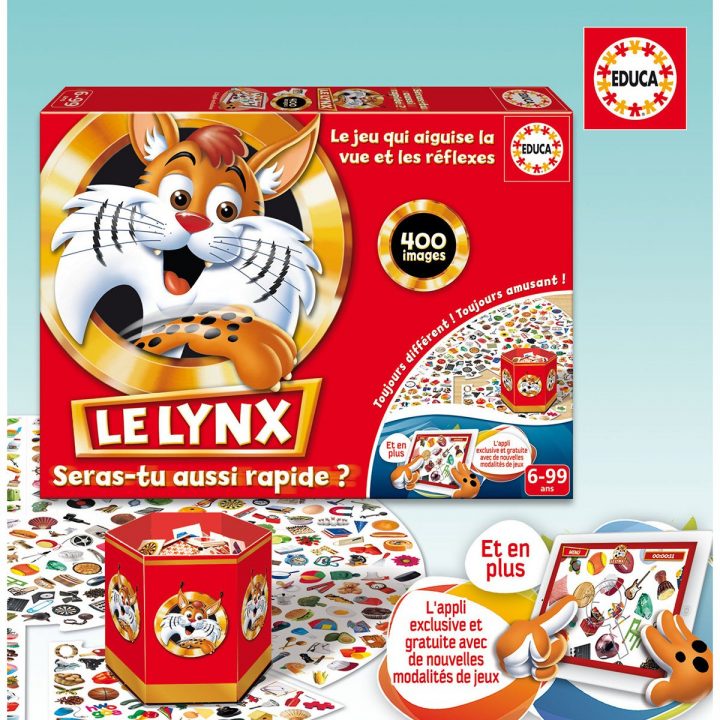 Jeu Éducatif – Le Lynx Avec Application – Jeux De Société Et destiné Les Jeux Educatif