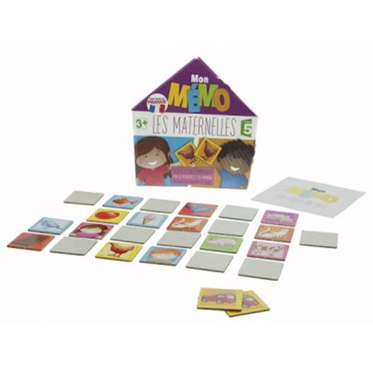 Jeu Éducatif Les Maternelles Mon Mémo – Jeux De Société Et concernant Jeu Educatif Maternelle