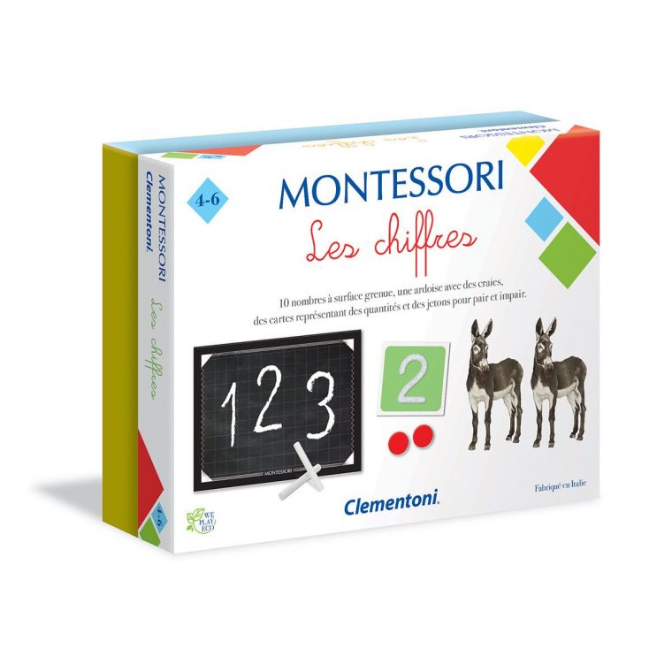 Jeu Éducatif Montessori Les Chiffres – Apprentissages Des à Jeux Educatif En Ligne Gratuit