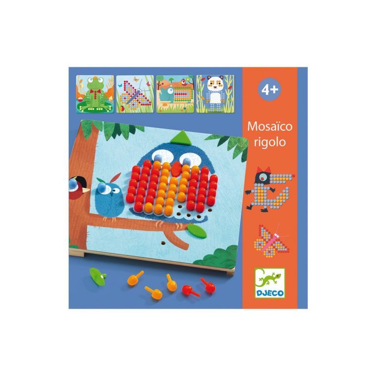 Jeu Éducatif Mosaïco Rigolo Djeco Pour Enfant De 3 Ans À 6 dedans Jeux Educatif Enfant 6 Ans