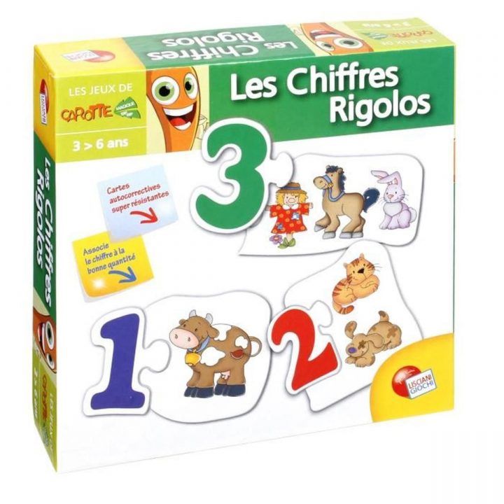 Jeu Éducatif Puzzle Mes 1Ers Mots – Les Chiffres Rigolos serapportantà Les Jeux Educatif