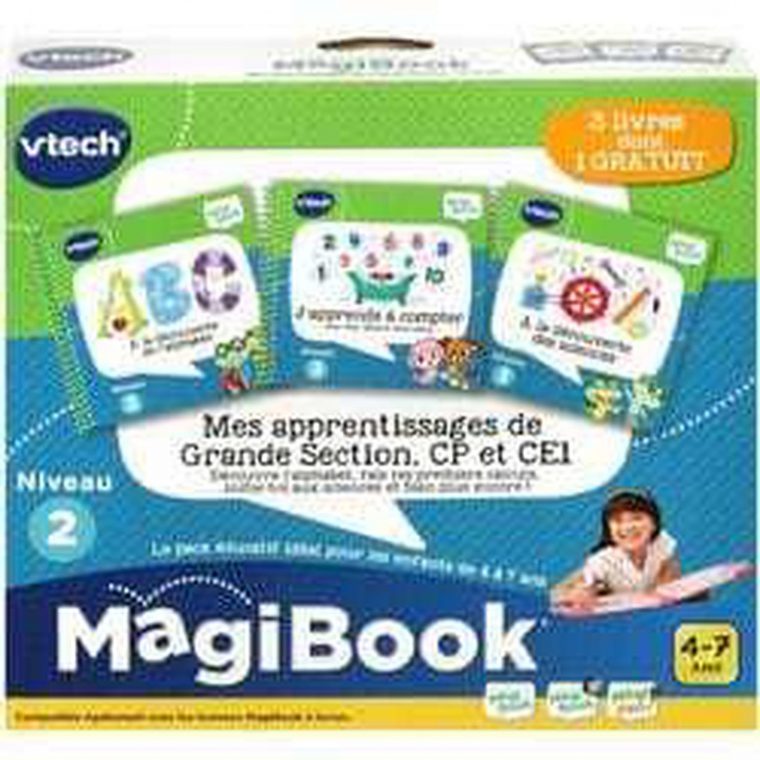 Jeu Éducatif Vtech Magibook – Mes Apprentissages De Grande encequiconcerne Jeux Educatif Grande Section