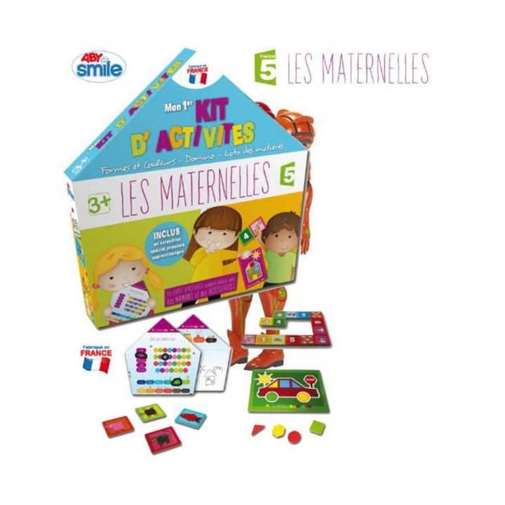 Jeu Les Maternelles : Mon Premier Kit D'activités Aille Unique Coloris  Unique concernant Jeux D Apprentissage Maternelle