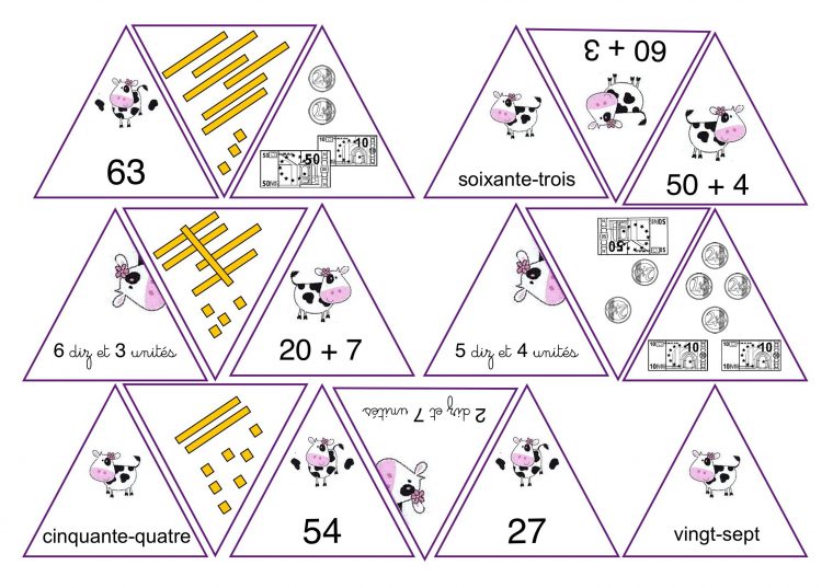 Jeu: Les Représentations D'un Nombre. | Jeux Maths, Jeux encequiconcerne Jeux Avec Des Nombres