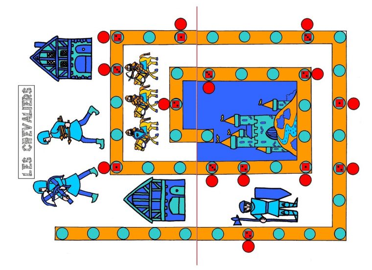 Jeu Mathématique, Jeu De Stratégie: Les Chevaliers – École encequiconcerne Jeux De Matematique