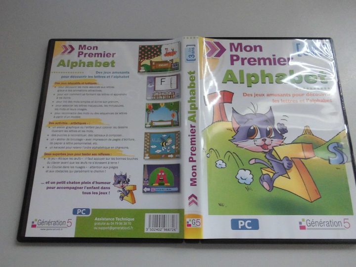 Jeu Pc Maternelle « Mon Premier Alphabet » (Génération5 à Jeux Educatif Gratuit Maternelle