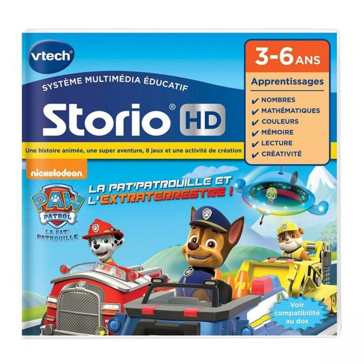 Jeu Pour Console De Jeux Storio : Pat' Patrouille | Jeu concernant Jeux Gratuits Pour Enfants De 6 Ans