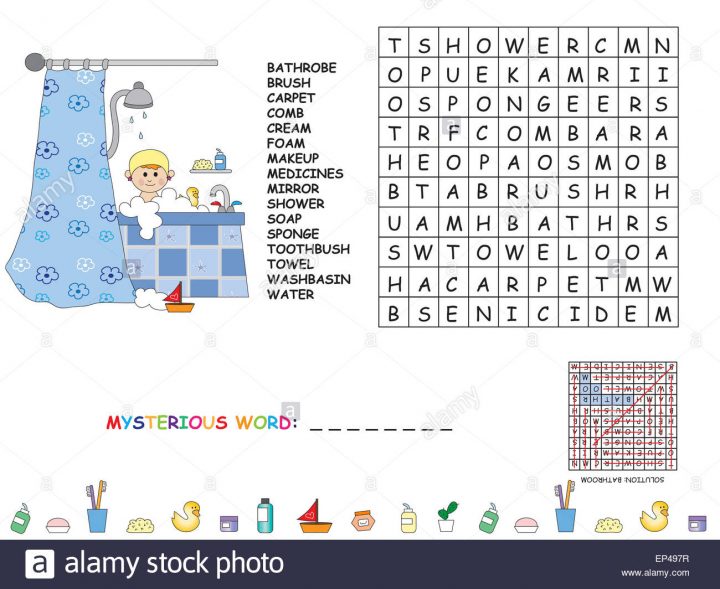 Jeu Pour Les Enfants : Chercher Tous Les Mots (Horizontale destiné Chercher Les Mots