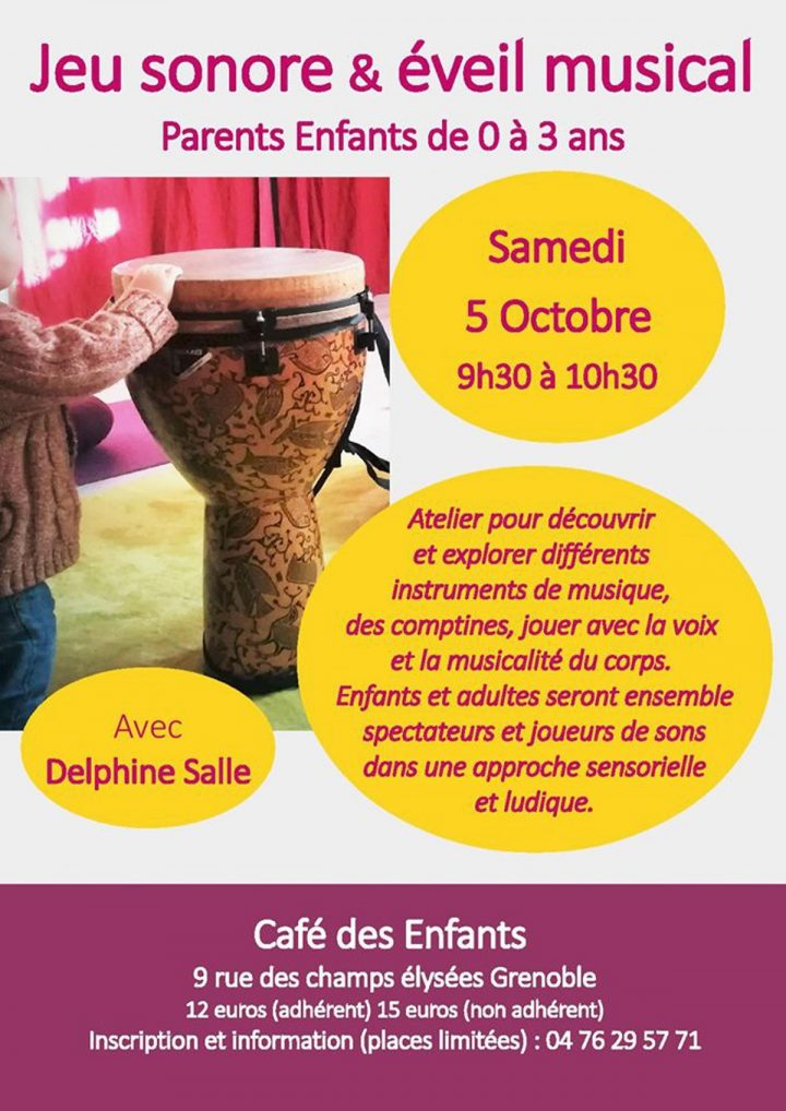 Jeu Sonore Et Eveil Musical Avec Delphine Salle Pour Les intérieur Jeux Ludique Pour Enfant