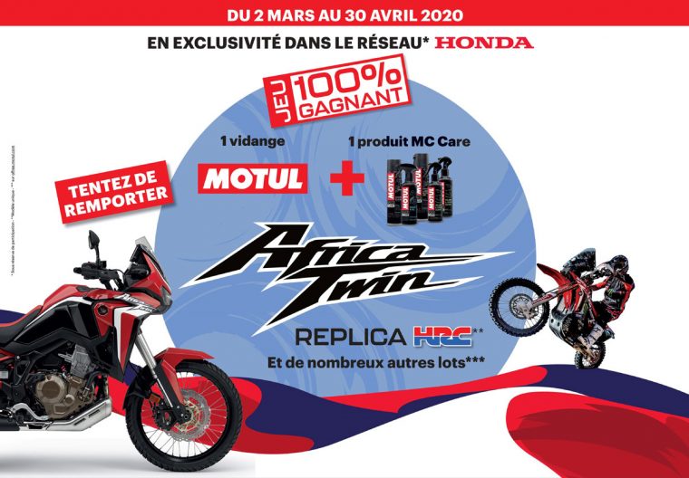 Jeu : Une Moto Africa Twin 1100 À Gagner avec Jeux Moto En Ligne Gratuit