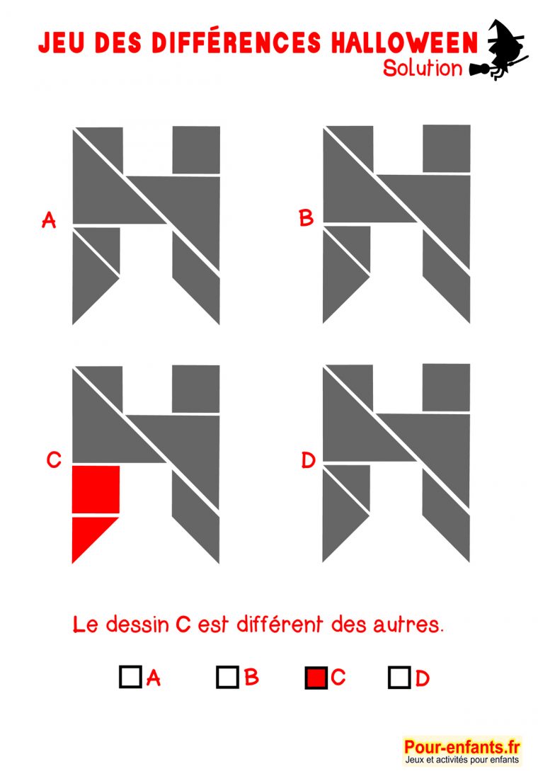 Jeux À Imprimer Halloween Solution Jeu Des Différences concernant Jeux Des Differences Gratuit