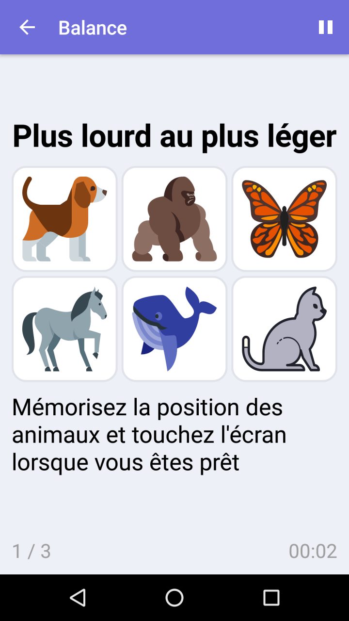 Jeux Cérébraux Gratuits Pour Iphone & Android – Brainilis dedans Jeux D Animaux Gratuit