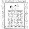 Jeux Chevaux Gratuits À Imprimer : Labyrinthes, Apprendre À tout Labyrinthes À Imprimer