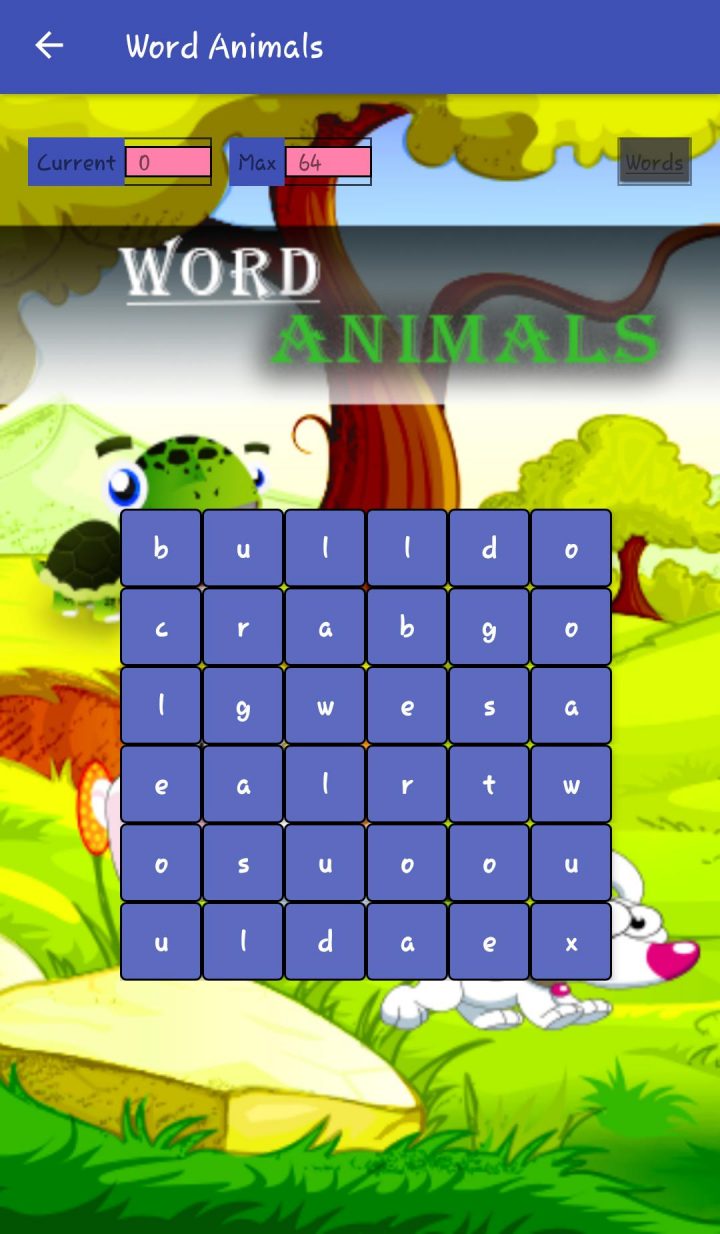 Jeux De Chercher Des Mots D'animaux En Anglais Pour Android avec Chercher Les Mots