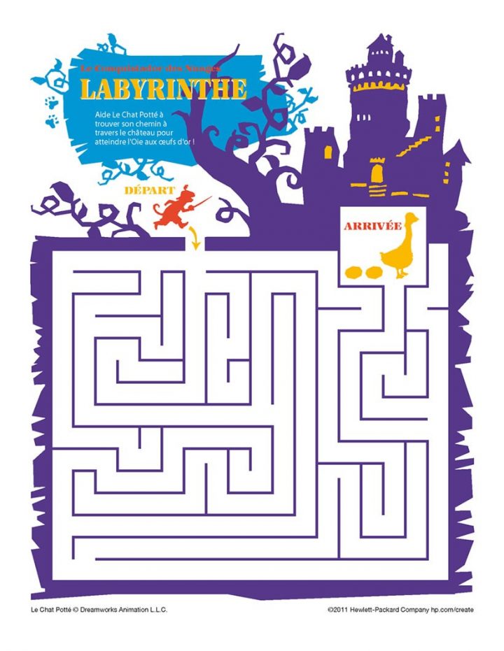 Jeux De Labyrinthe Chat Potte – Fr.hellokids concernant Jeux De Labyrinthe Gratuit