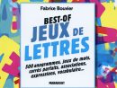 Jeux De Lettres - Fabrice Bouvier - Marabout - Grand Format - Montbarbon  Bourg En Bresse dedans Jeux Anagramme Gratuit A Telecharger