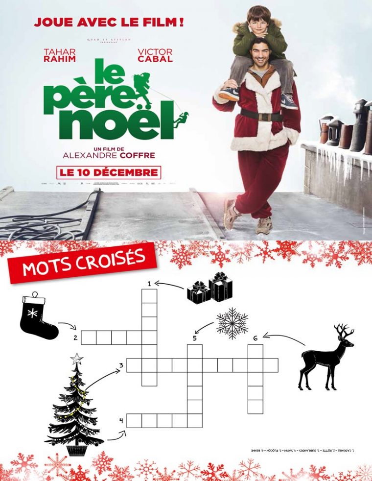 Jeux De Mots-Croisés Le Père Noël, Le Film – Fr.hellokids à Mots Croisés Noel