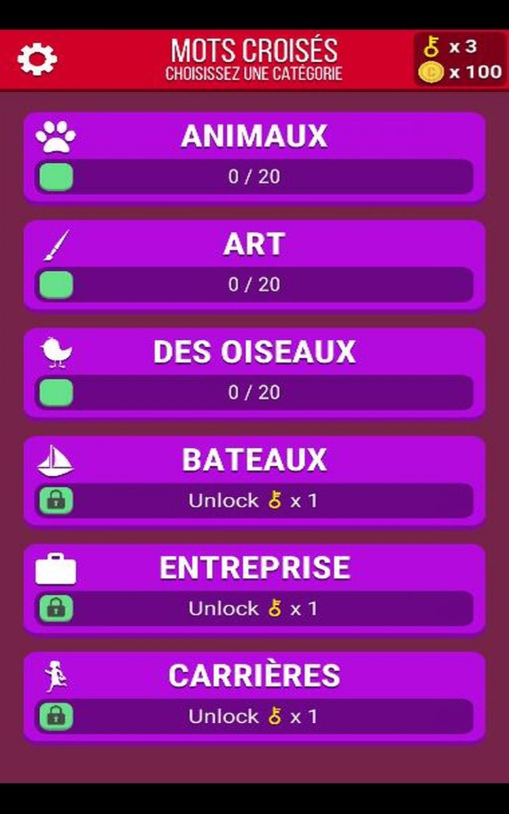 Jeux De Mots Gratuits – Mots Croisés En Français For Android à Mots Croisés Gratuits À Imprimer