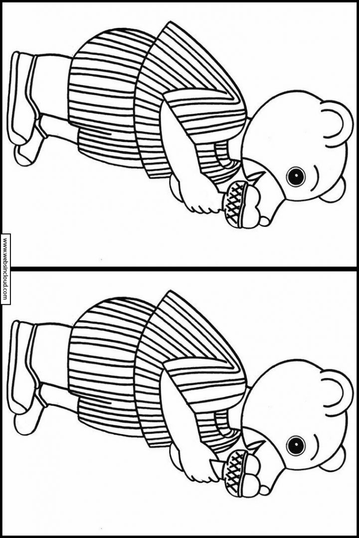 Coloriage De Petit Ours Brun  PrimaNYC.com