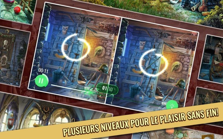 Jeux Des Differences Gratuit – Château Enchanté Pour Android à Jeux Des Differences Gratuit