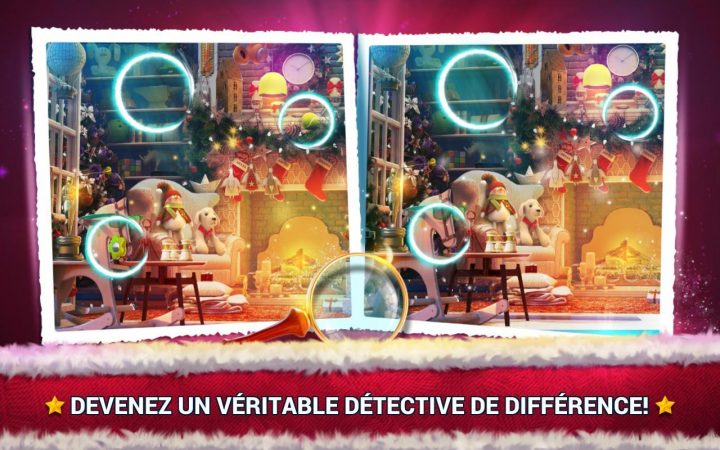 Jeux Des Différences Noël – Jeux Des Erreurs Pour Android avec Jeux De La Différence