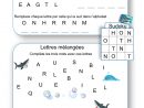 Jeux Éducatifs Sur La Mer - Dragono.fr tout Sudoku Lettres À Imprimer