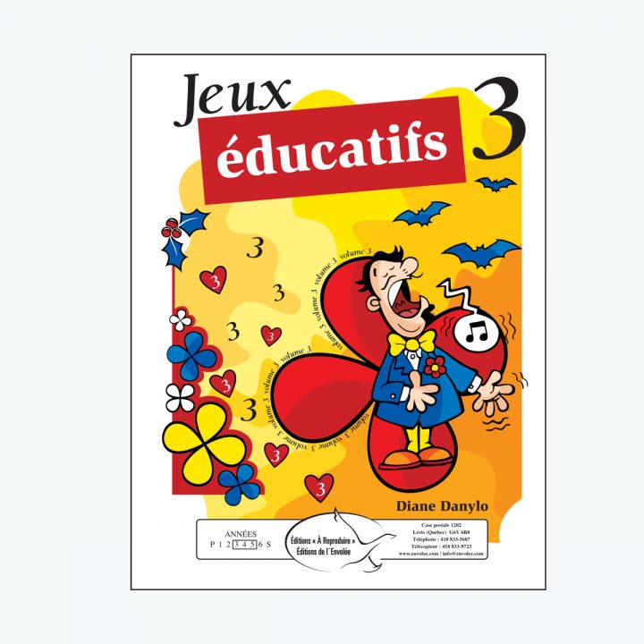 Jeux Éducatifs, Volume 3 – En Pdf – Éditions De L'envolée serapportantà Les Jeux Educatif